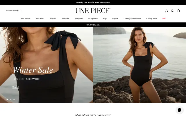 UNE PIECE storefront